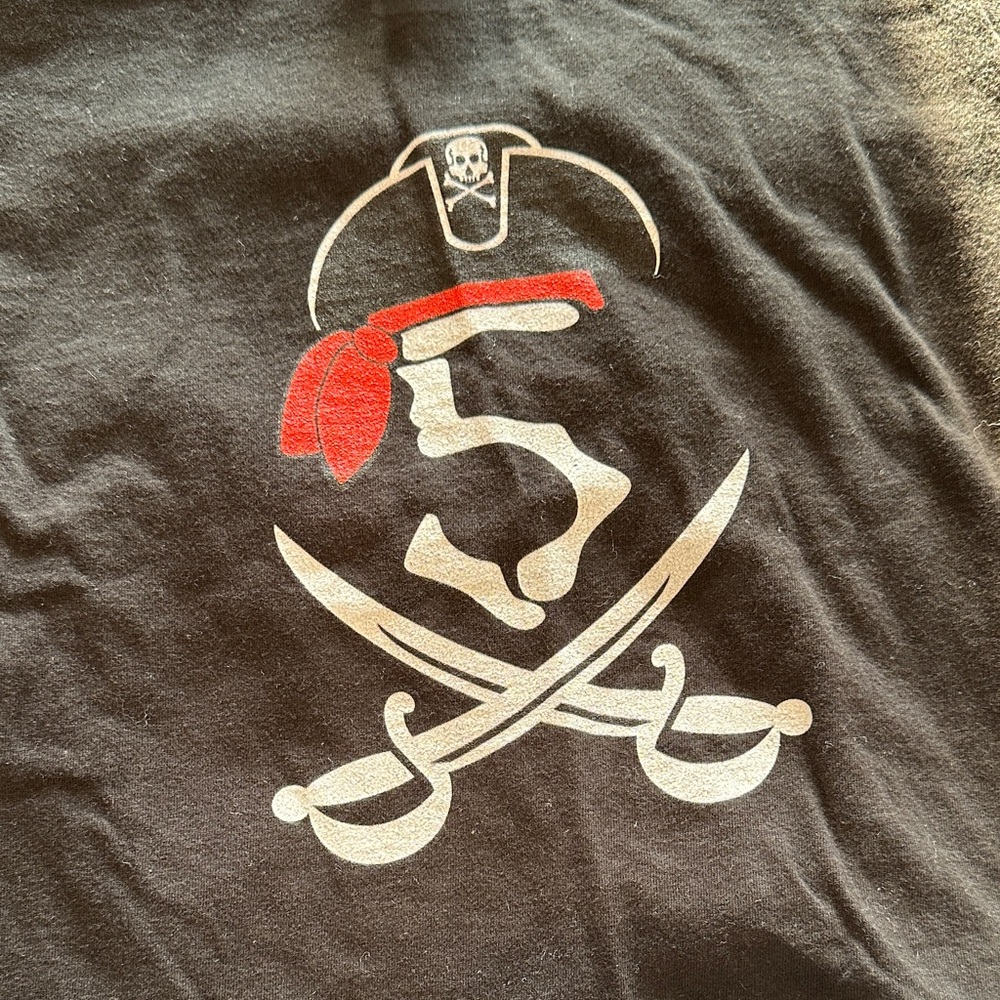Black Pirate Kids T-Shirt 5th Birthday - Picture 2 of 4